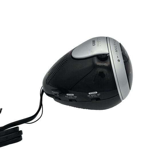 VINTAGE Projection Digital Display Alarm Clock Radio Coby CRA79 Box has wear - Picture 2 of 7